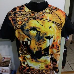 Mens African Leather Sleeves Tiger Fierce